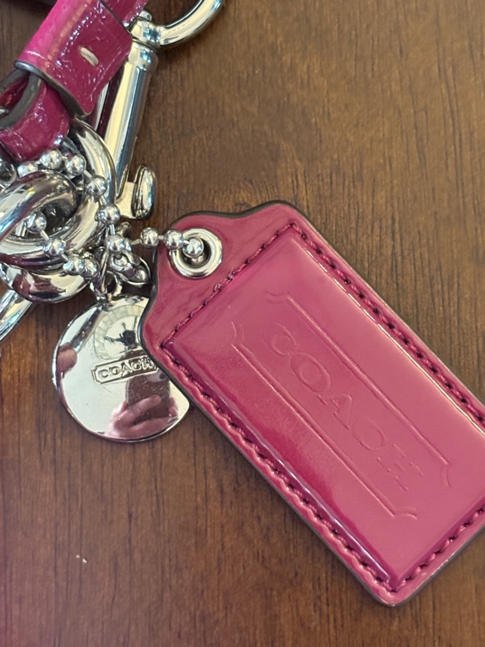 Coach Pink Signature C Logo Crossbody Bag - Picture 3 of 12